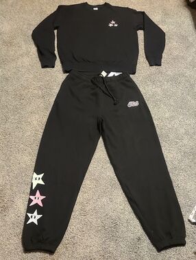 PINK Victoria's Secret Black Star Set!!
